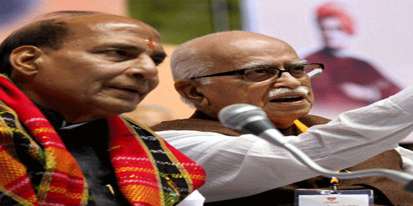 राजनाथ का आडवाणी को झटका