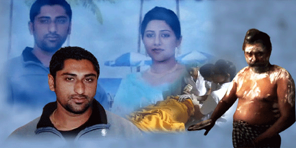 दामाद ने पत्नी और ससुर पर फेंका तेज़ाब