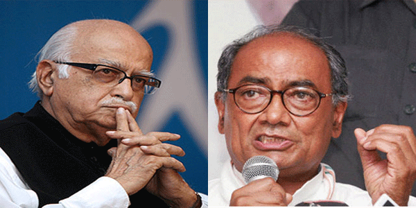 दिग्गी बोले, आतंकवाद की वजह आडवाणी की रथ यात्रा