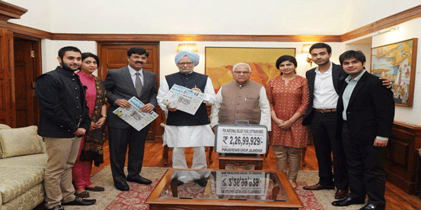 प्रधानमंत्री नैशनल रिलीफ फंड के तहत एकत्रित राशि की दूसरी किस्त भेंट