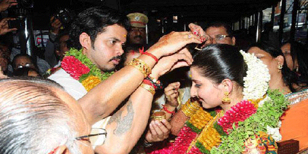 श्रीसंथ ने भुवनेश्वरी को बनाया जीवन साथी