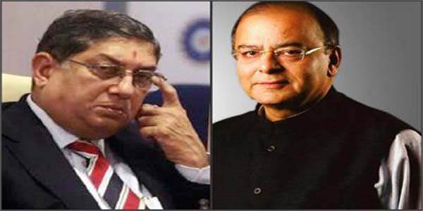 ICC बैठक के बाद हो सकती है श्रीनिवासन और जेटली के बीच चर्चा